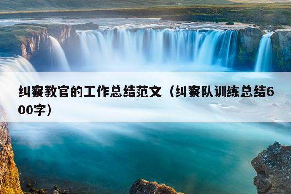 纠察教官的工作总结范文(纠察队训练总结600字)