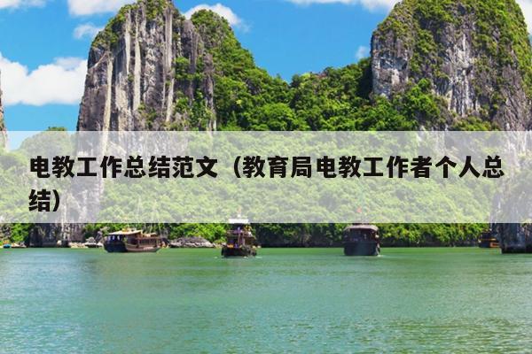 电教工作总结范文(教育局电教工作者个人总结)