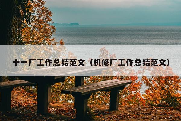 十一厂工作总结范文(机修厂工作总结范文)