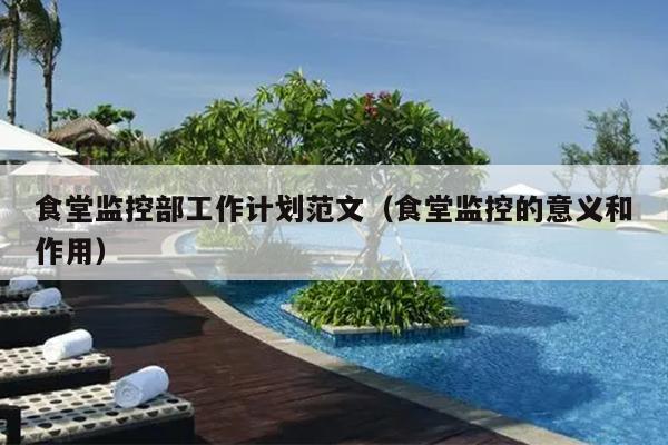 食堂监控部工作计划范文(食堂监控的意义和作用)