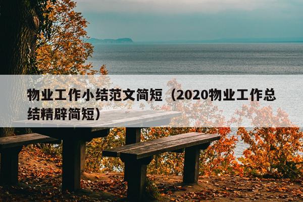 物业工作小结范文简短(2020物业工作总结精辟简短)