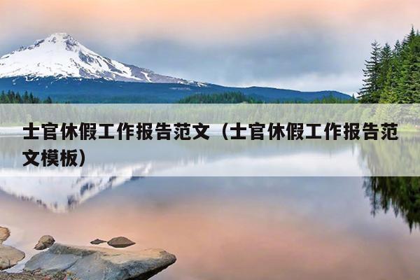 士官休假工作报告范文(士官休假工作报告范文模板)