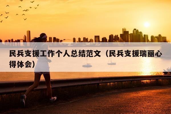 民兵支援工作个人总结范文(民兵支援瑞丽心得体会)