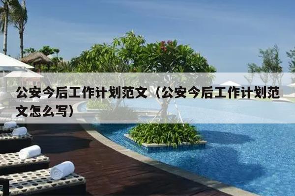 公安今后工作计划范文(公安今后工作计划范文怎么写)