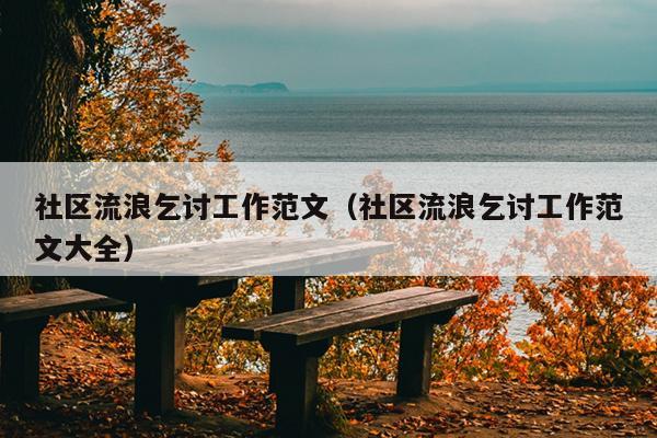 社区流浪乞讨工作范文(社区流浪乞讨工作范文大全)