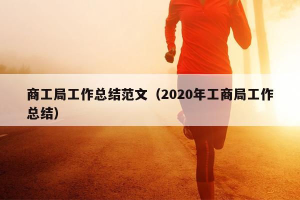 商工局工作总结范文(2020年工商局工作总结)
