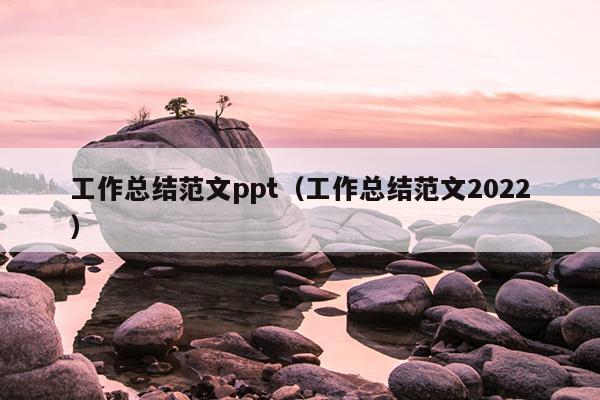 工作总结范文ppt(工作总结范文2022)