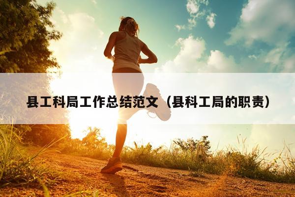 县工科局工作总结范文(县科工局的职责)