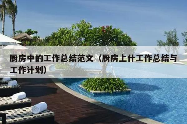 厨房中的工作总结范文(厨房上什工作总结与工作计划)