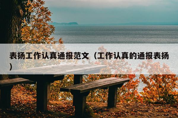 表扬工作认真通报范文(工作认真的通报表扬)
