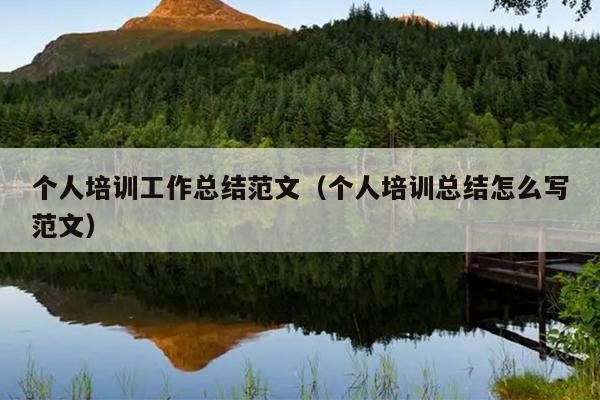 个人培训工作总结范文(个人培训总结怎么写范文)