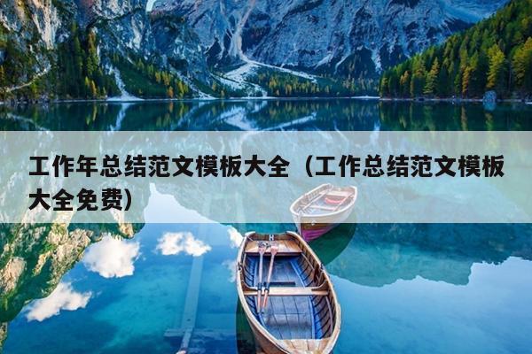 工作年总结范文模板大全(工作总结范文模板大全免费)