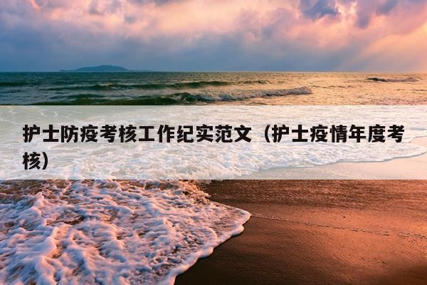 护士防疫考核工作纪实范文(护士疫情年度考核)