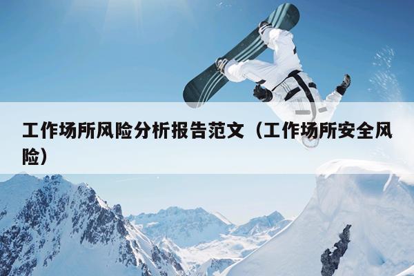 工作场所风险分析报告范文(工作场所安全风险)
