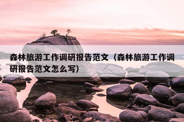森林旅游工作调研报告范文(森林旅游工作调研报告范文怎么写)