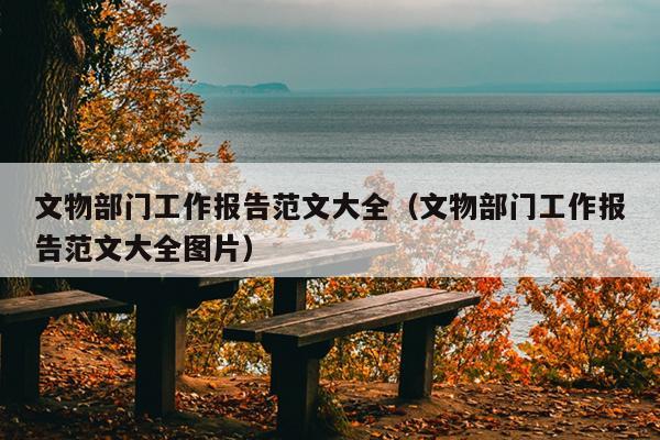 文物部门工作报告范文大全(文物部门工作报告范文大全图片)