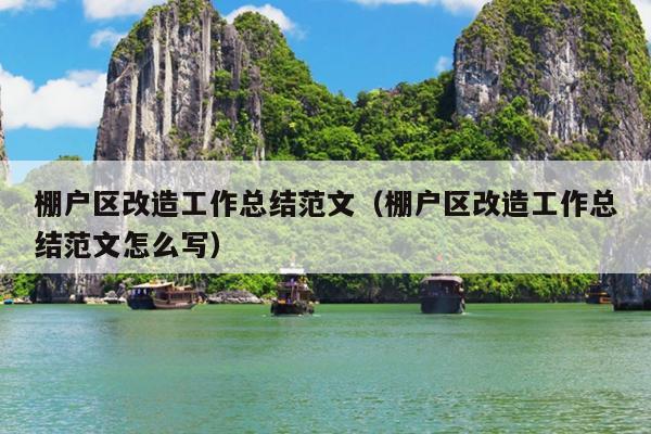 棚户区改造工作总结范文(棚户区改造工作总结范文怎么写)