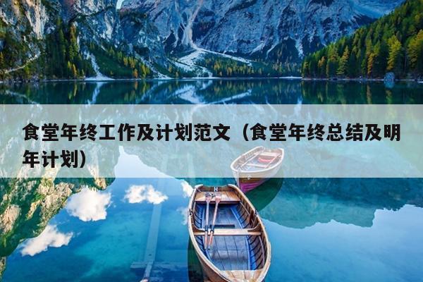 食堂年终工作及计划范文(食堂年终总结及明年计划)