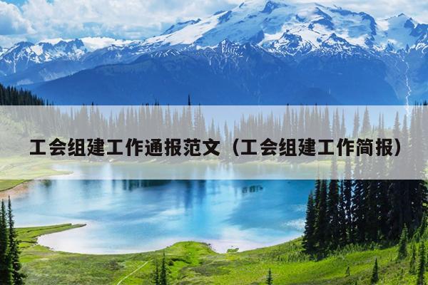 工会组建工作通报范文(工会组建工作简报)