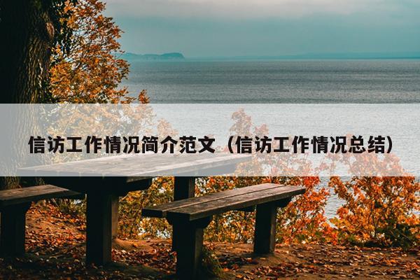 信访工作情况简介范文(信访工作情况总结)
