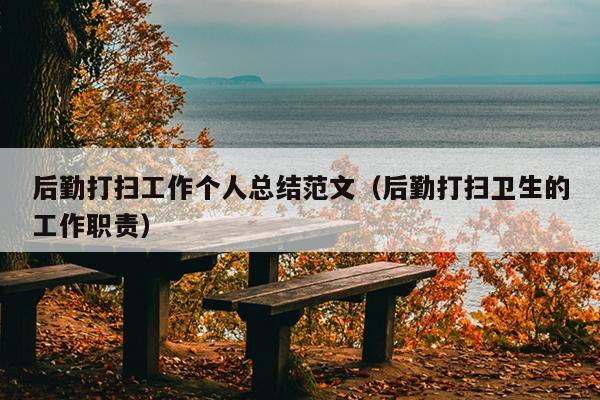 后勤打扫工作个人总结范文(后勤打扫卫生的工作职责)