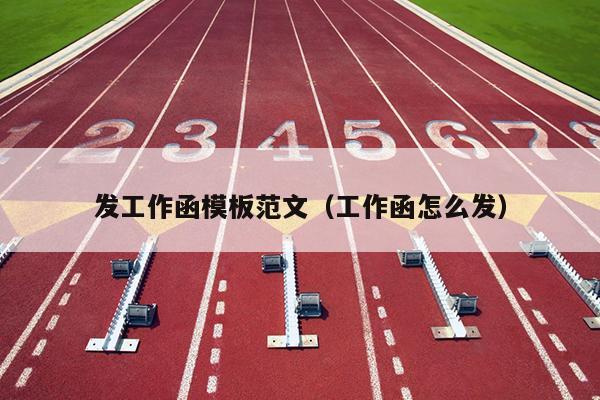 发工作函模板范文(工作函怎么发)