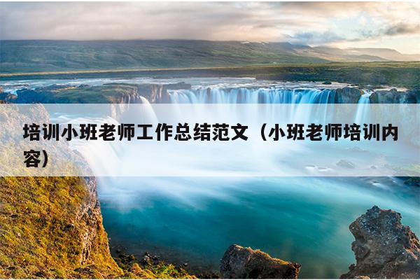 培训小班老师工作总结范文(小班老师培训内容)