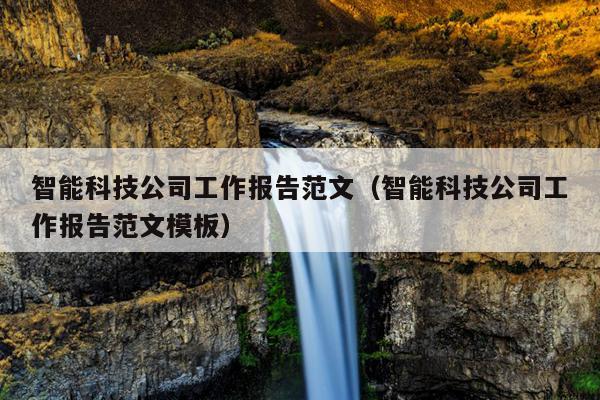 智能科技公司工作报告范文(智能科技公司工作报告范文模板)